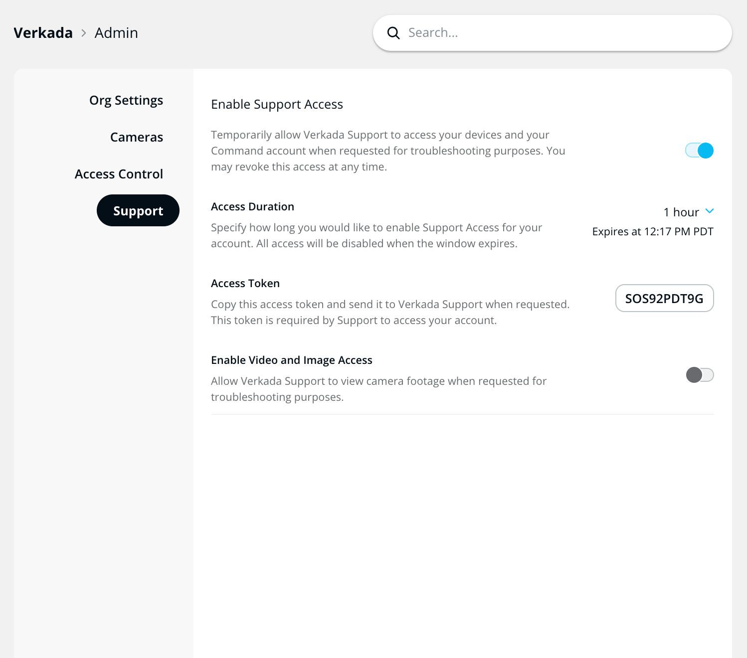 Introducing Verkada's Support Permission System